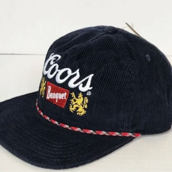 Coors | Miller - Banquet Corduroy Snapback Hat| Bucket Hat Vintage 90’s Style - Picture 9 of 11